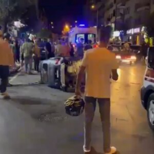 duzcede motosiklet otomobil kazasi 3 yarali wPuFSkEh