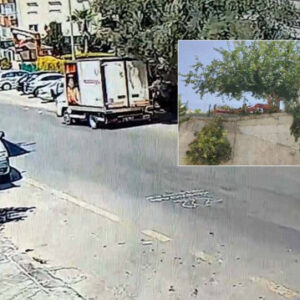 el freni bosalip hareket eden kamyonetinin pesinden kostu 9HfG7Ozi