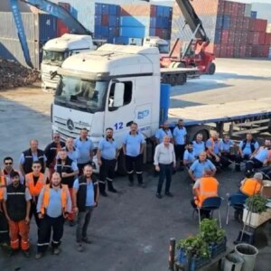 gemlik roda portta isciler eylemde eZ6IjSIB