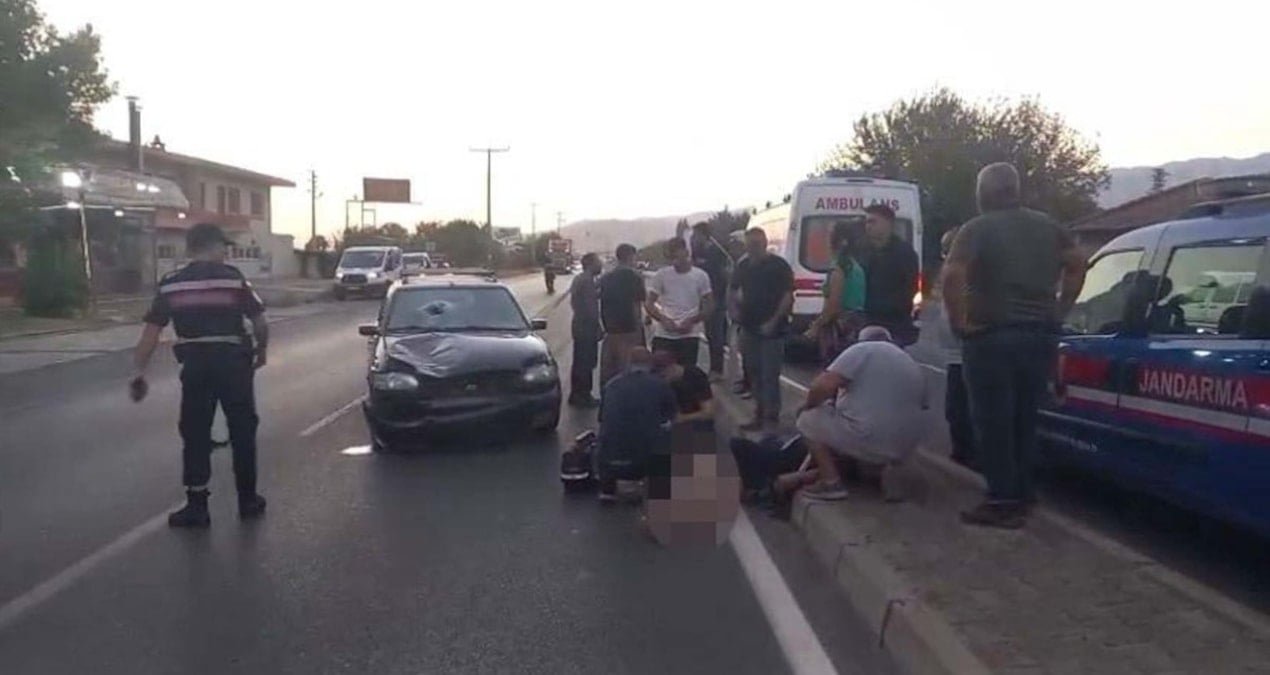 aydinda otomobilin carptigi yaya can verdi sy2PUWHj