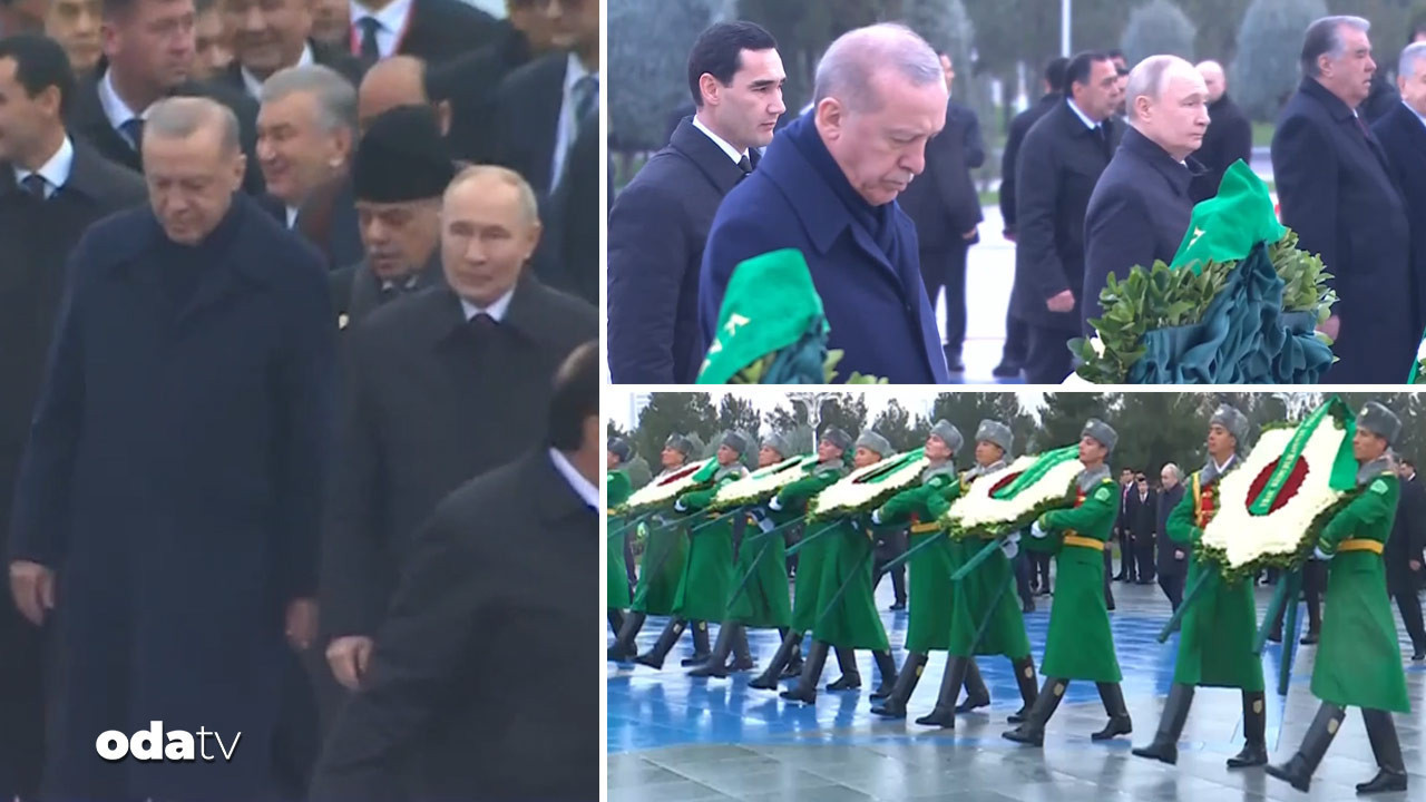 Cumhurbaşkanı Erdoğan’dan Tarafsızlık Anıtı’na çelenk: Putin ve Pezeşkiyan da yer aldı