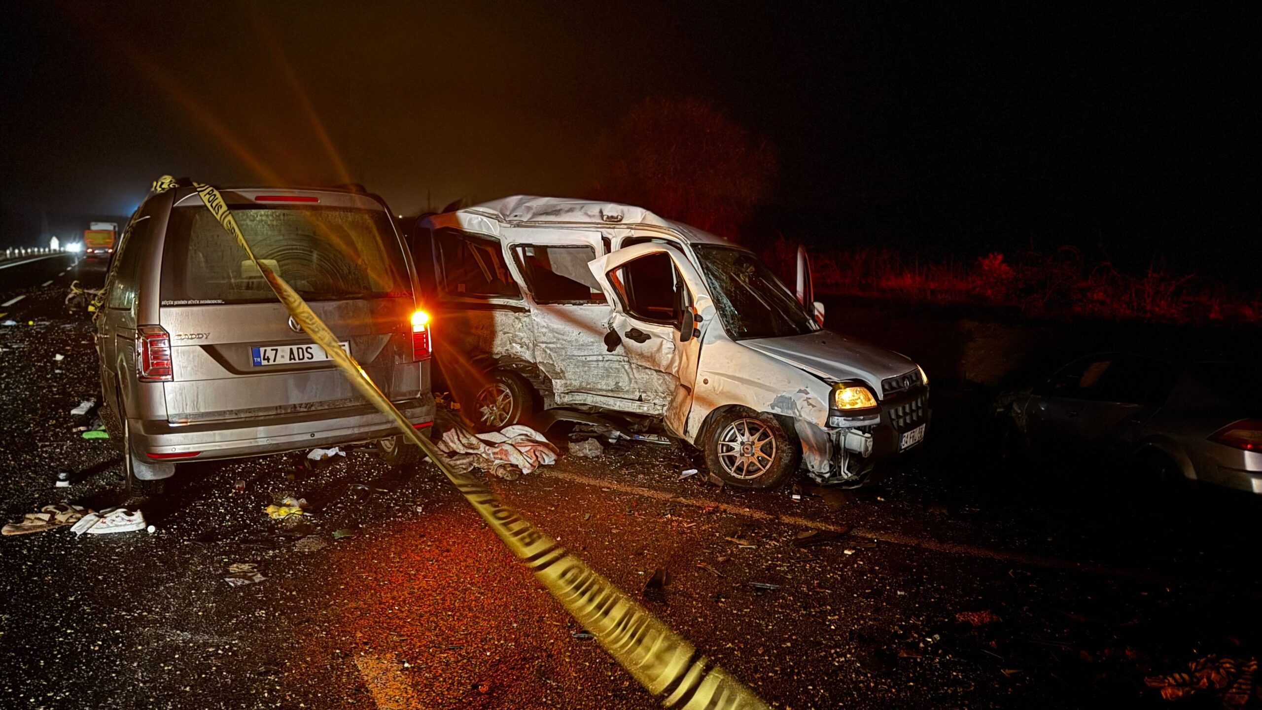Mardin’de feci kaza. 4 kişi öldü, 5 kişi yaralandı